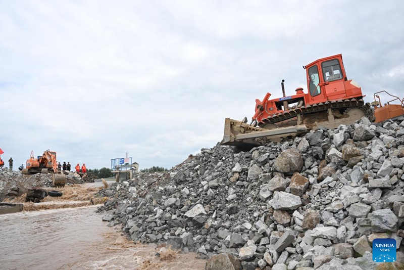 Ukingo wa lambo uliobomoka katika Mkoa wa Mongolia ya Ndani wazibwa